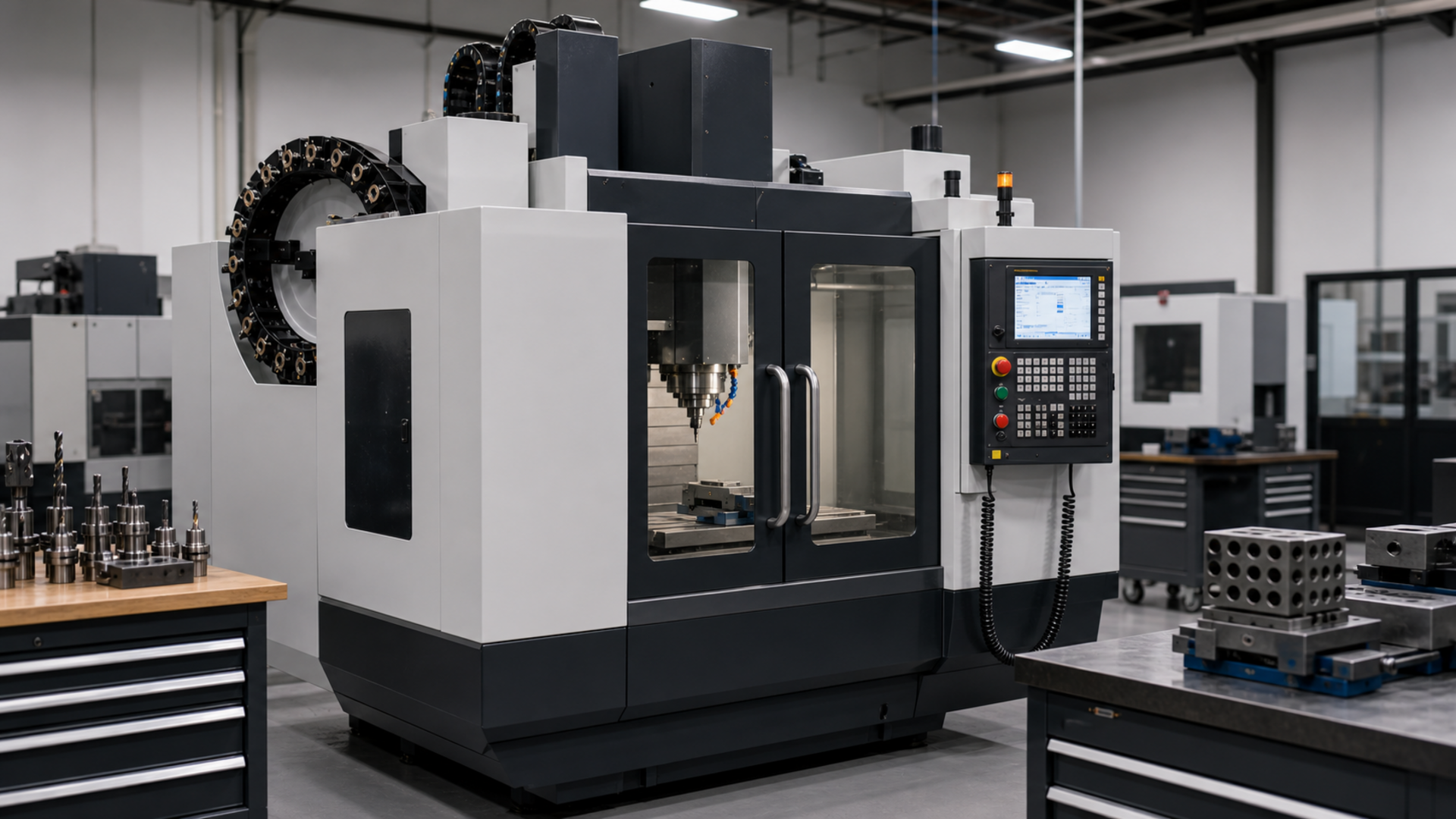 Representative CNC vertical machining center
